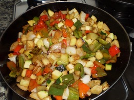 Chop suey vegetariano