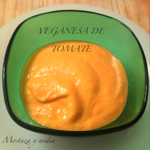 Veganesa de tomate